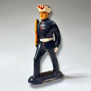 Vintage Barclay Manoil Barclay Toy Soldier B59a Marine 3” Metal Toy